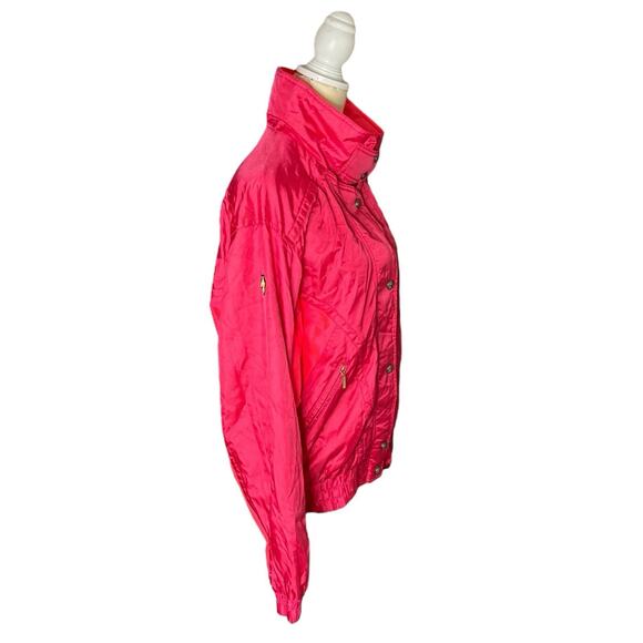 Vintage Descente Women’s Retro Style Snow Ski Jacket Hot Pink Rare US Size 10 - Picture 5 of 16